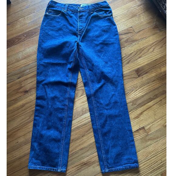 Carhartt Relaxed-Fit Carpenter Jeans 34x32 100% Cotton Denim | Workwear Classic - Picture 1 of 11